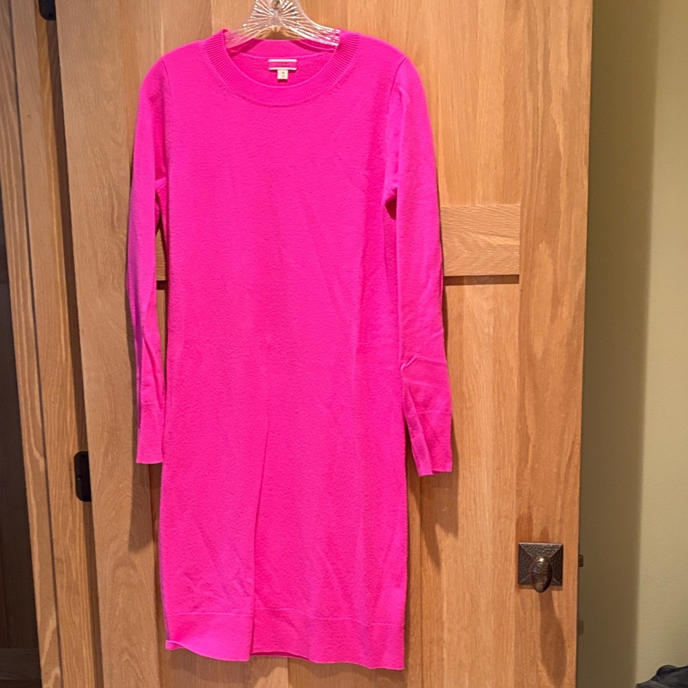 J. Crew Fuchsia Cashmere Sweater dress